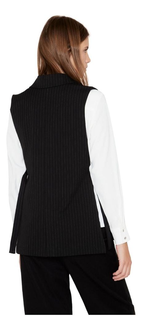 Blazer Owen Rayas Negro Jacinta Tienda-2