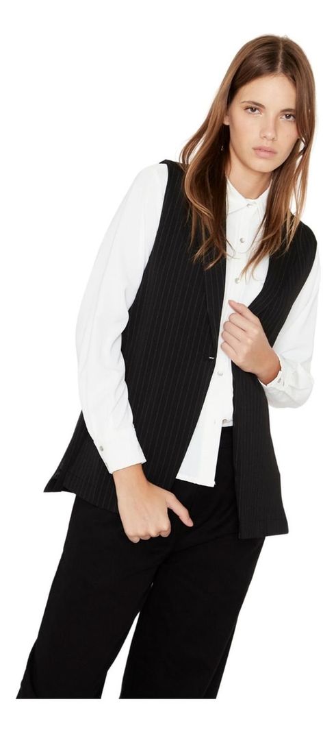 Blazer Owen Rayas Negro Jacinta Tienda-3