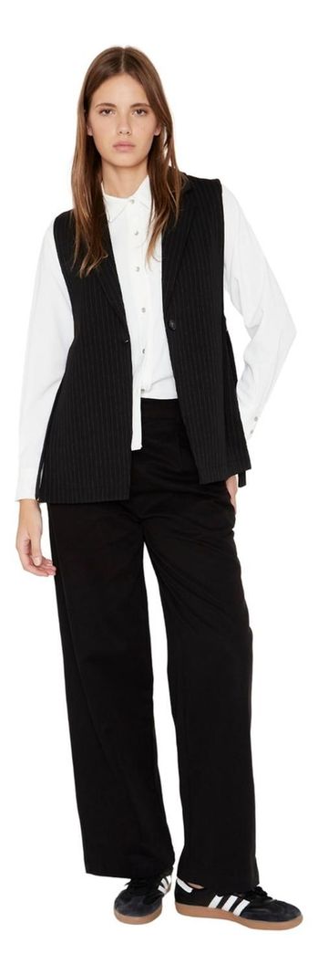 Blazer Owen Rayas Negro Jacinta Tienda-4