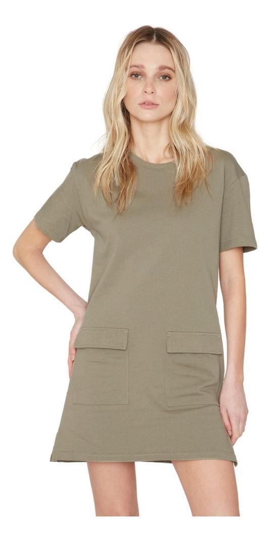 Vestido Cargo Verde Jacinta Tienda-0