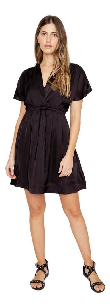 Vestido Luci Satin Negro Jacinta Tienda-3