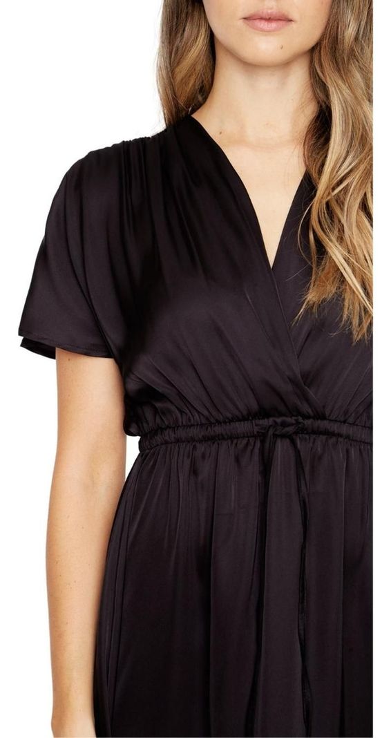 Vestido Luci Satin Negro Jacinta Tienda-5