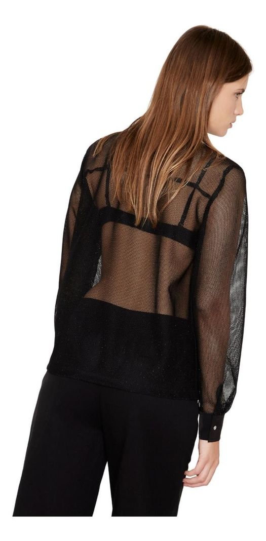 Blusa Sara Red Negra Jacinta Tienda-2