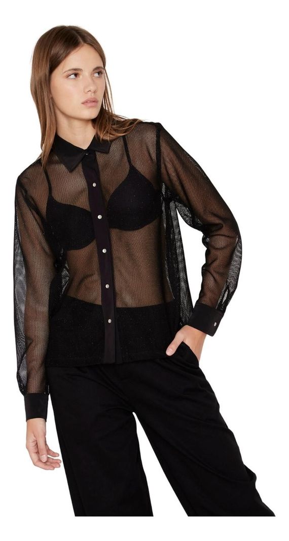 Blusa Sara Red Negra Jacinta Tienda-3