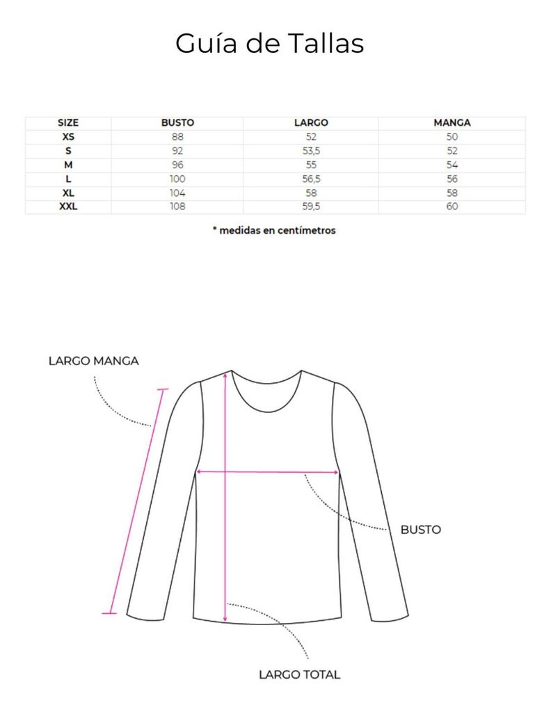 Polera Alicia Manga Larga Fucsia Jacinta Tienda-6