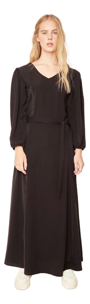 Vestido Blanca Ii Negro Jacinta Tienda-0