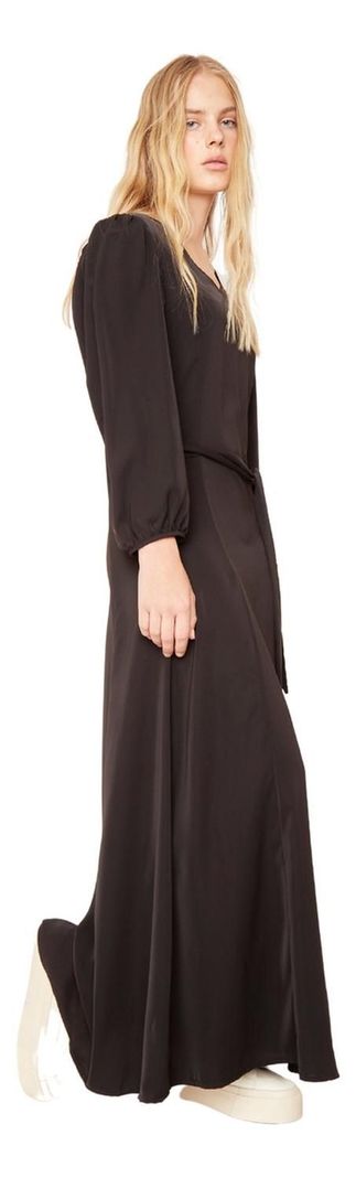 Vestido Blanca Ii Negro Jacinta Tienda-2