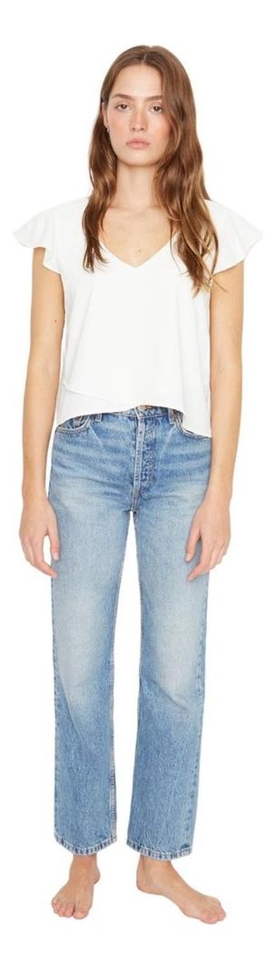 Polera Sara Manga Corta Iii Blanca Jacinta Tienda-0