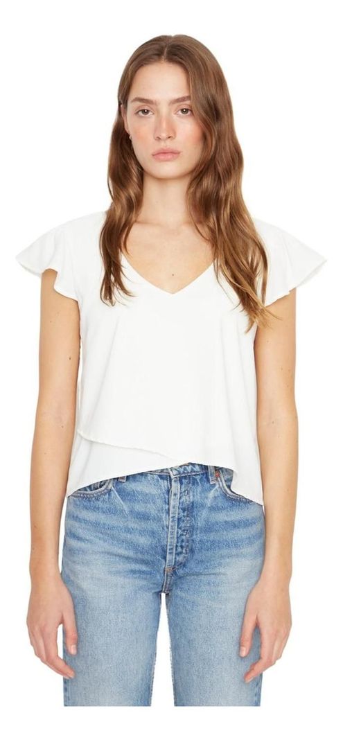 Polera Sara Manga Corta Iii Blanca Jacinta Tienda-2