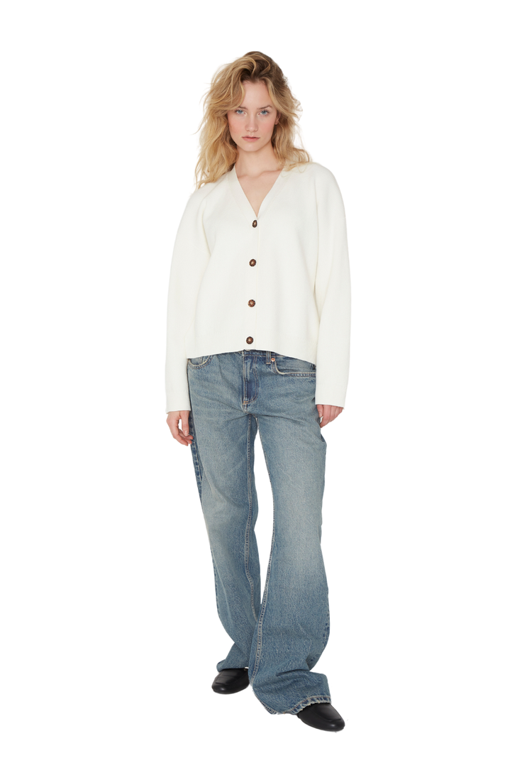 Chaleco James blanco Jacinta Tienda
