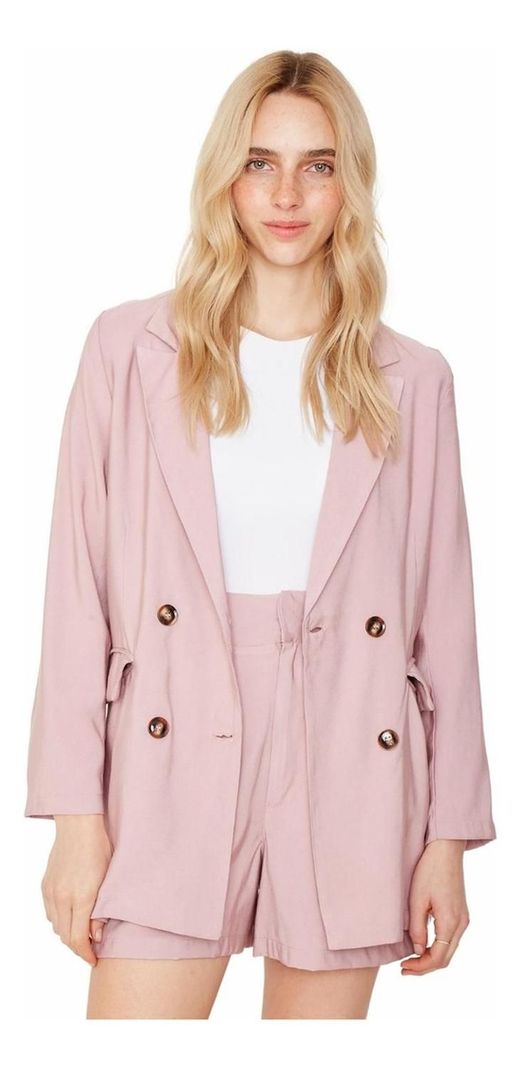 Blazer Laura Palo Rosa Jacinta Tienda-0