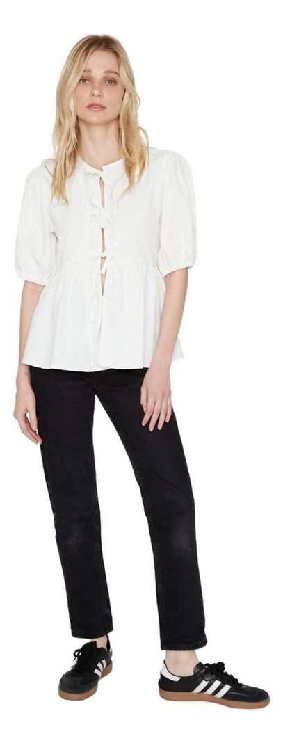 Blusa Lazos Blanca Jacinta Tienda-3