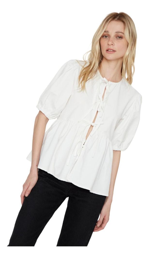 Blusa Lazos Blanca Jacinta Tienda-5
