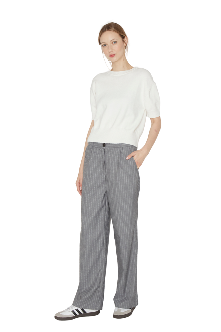 Pantalón Porter líneas gris Jacinta Tienda-4