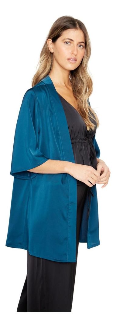 Kimono Lis Satin Petróleo Jacinta Tienda-1
