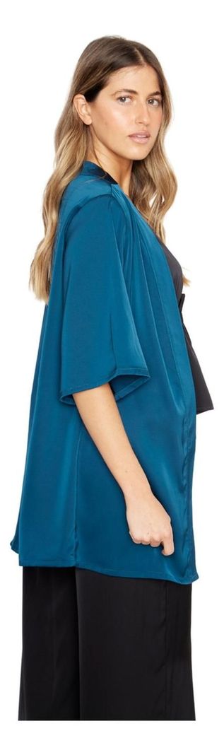 Kimono Lis Satin Petróleo Jacinta Tienda-2