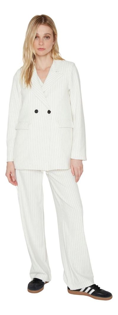 Blazer Owen Rayas Blanco Jacinta Tienda-4