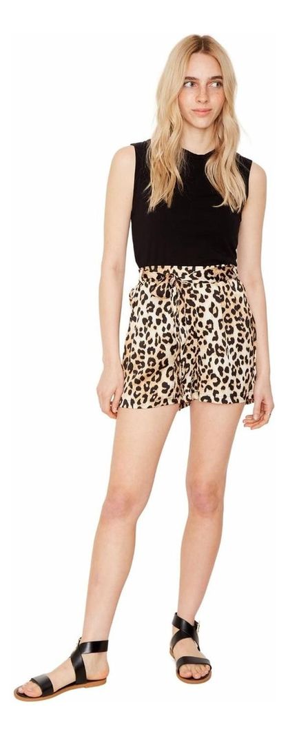 Short Greta Con Lazo Ii Animal Print