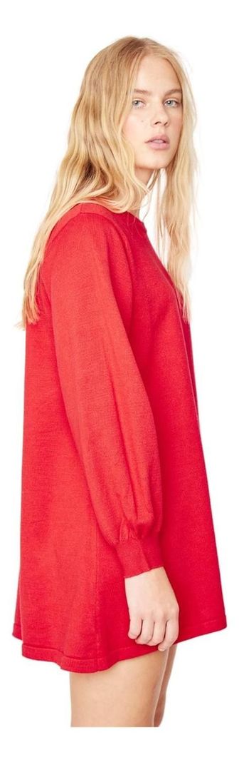 Chaleco Maria Vestido Rojo Jacinta Tienda-2