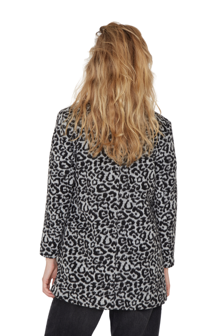 Abrigo Gracia animal print negro Jacinta Tienda-5
