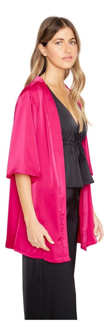 Kimono Lis Satin Fucsia Jacinta Tienda-2