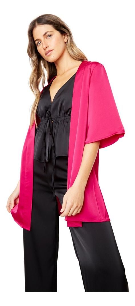 Kimono Lis Satin Fucsia Jacinta Tienda-4