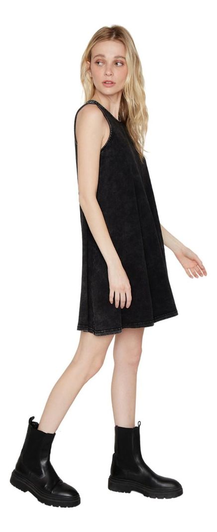 Vestido Elisa Negro Jacinta Tienda-1