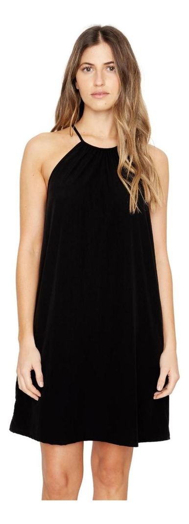 Vestido Rena Negro Jacinta Tienda-0