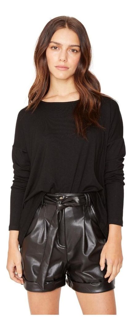 Polera Lina Ii Negra Jacinta Tienda-0