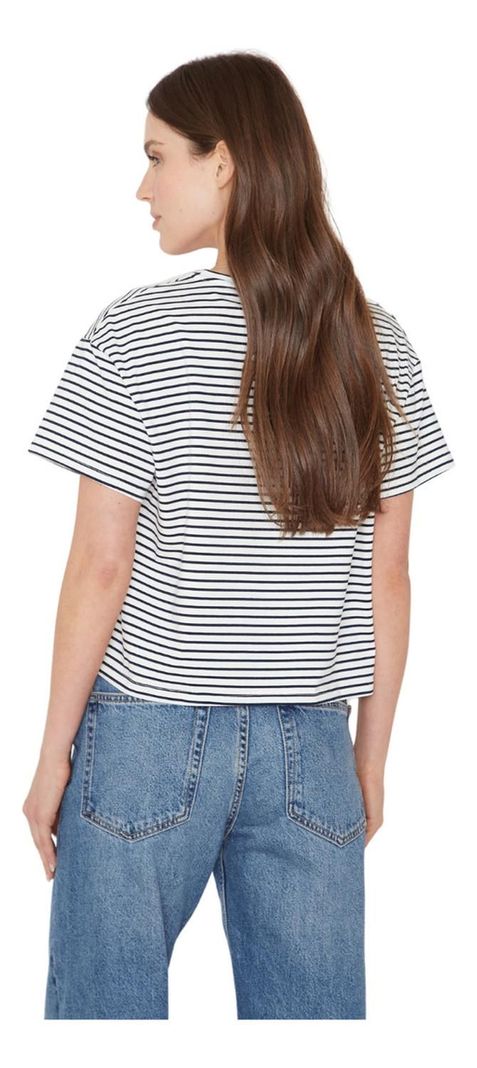 Polera Ara Blanca Y Azul Jacinta Tienda-2