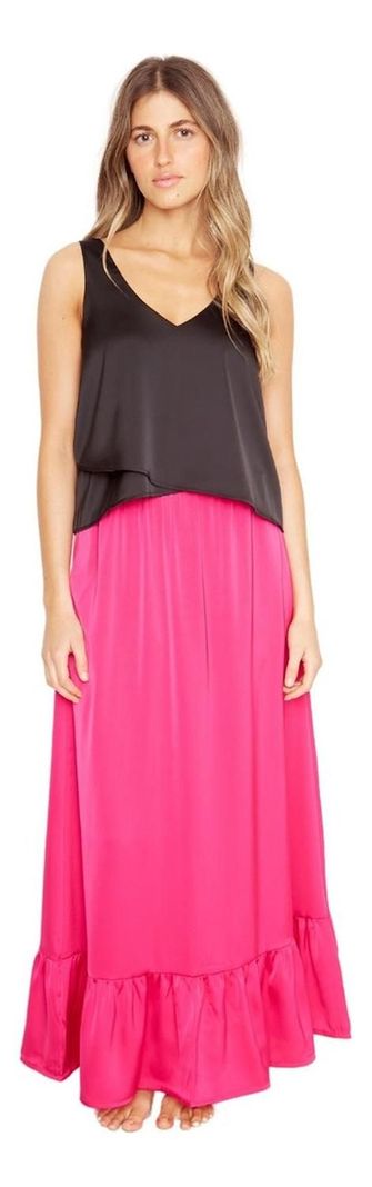 Polera Sara Sin Mangas Satin Negra Jacinta Tienda-5