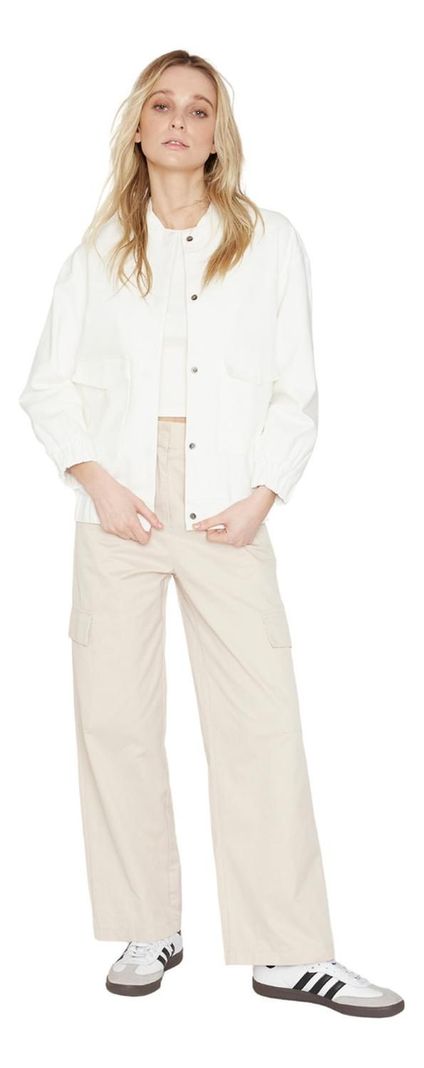 Pantalón Cargo Crudo Jacinta Tienda-4