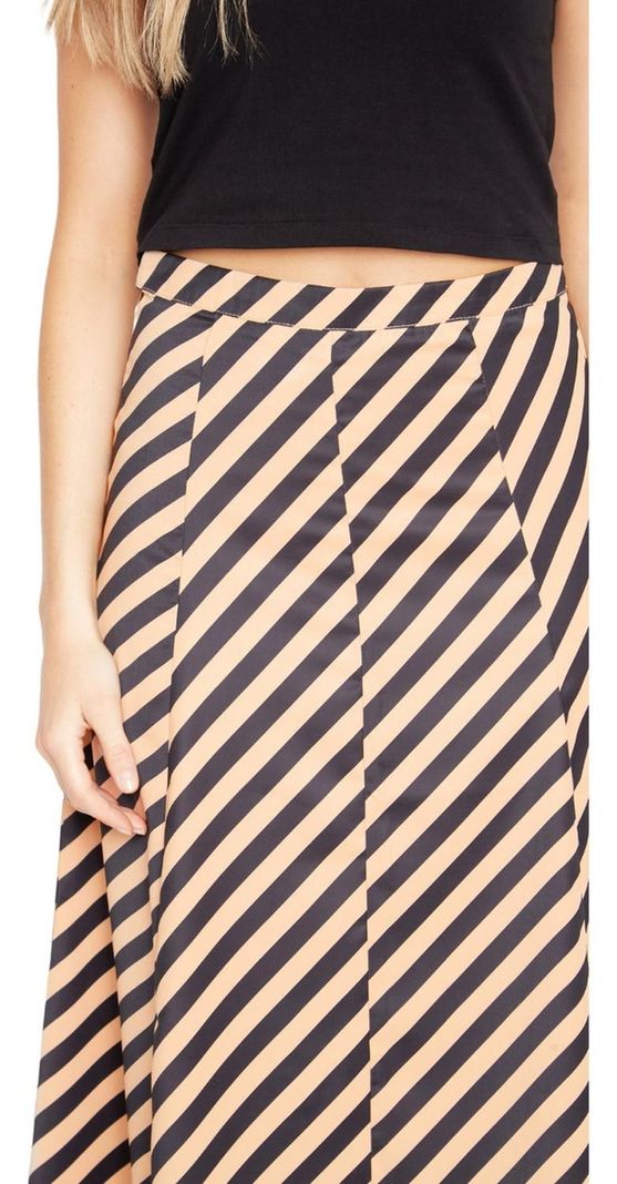 Falda Delfi Print Líneas Jacinta Tienda-5