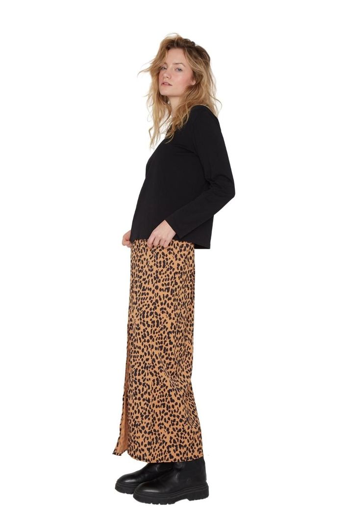 Falda Jane midi II animal print Jacinta Tienda-2