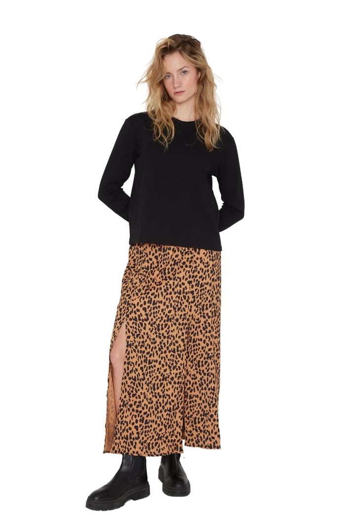 Falda Jane midi II animal print Jacinta Tienda-3