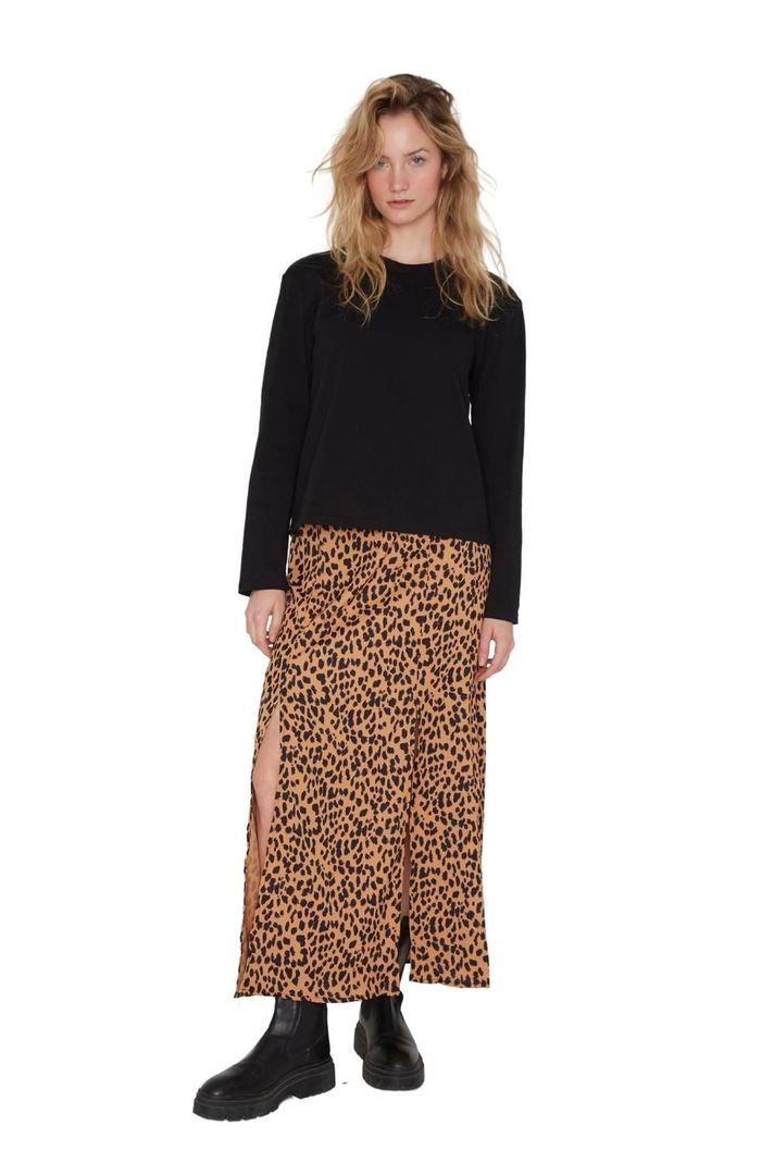 Falda Jane midi II animal print Jacinta Tienda-4