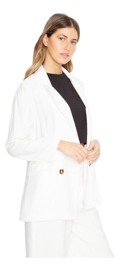 Blazer Laura Ii Blanco Jacinta Tienda-1