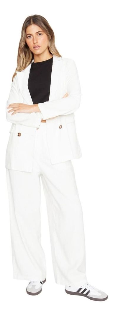 Blazer Laura Ii Blanco Jacinta Tienda-4