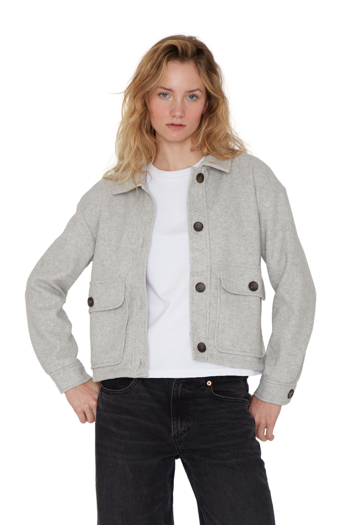 Chaqueta Cargo Gris Jacinta Tienda-0