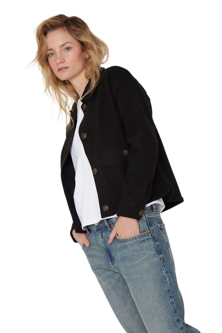 Chaqueta Cargo Negra Jacinta Tienda-2