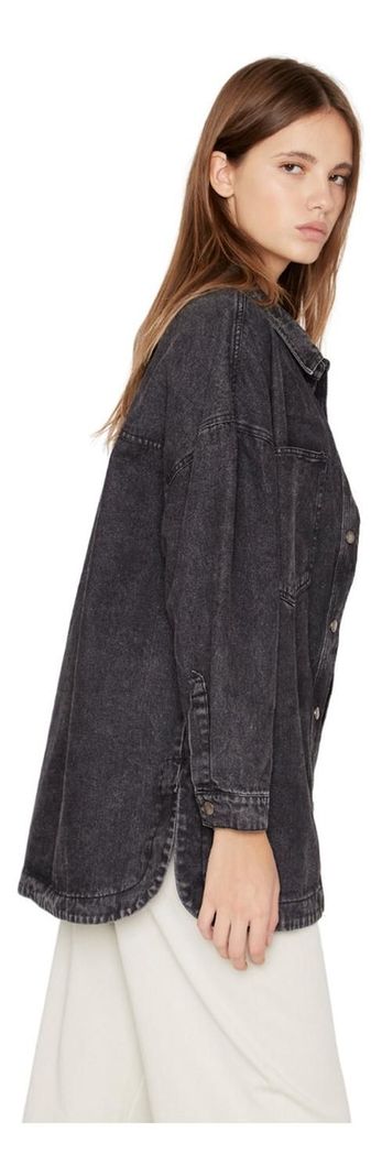 Chaqueta Denim Negra Jacinta Tienda-1