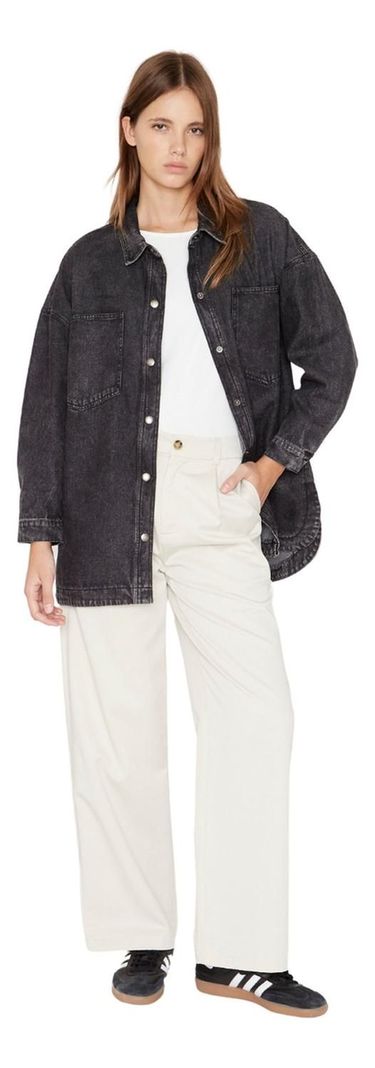Chaqueta Denim Negra Jacinta Tienda-3