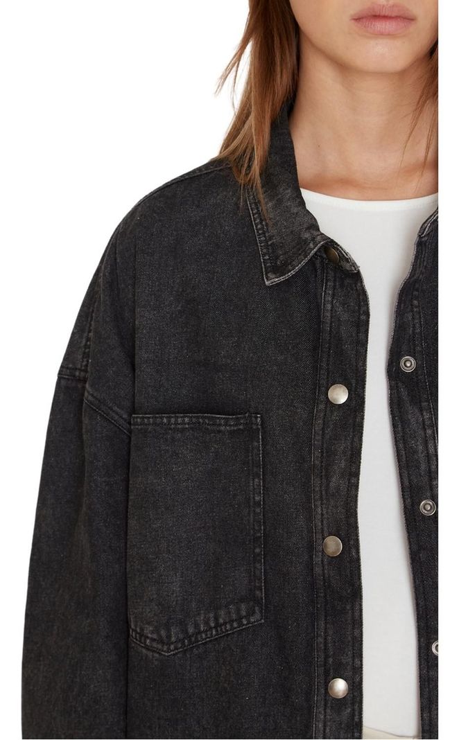 Chaqueta Denim Negra Jacinta Tienda-5