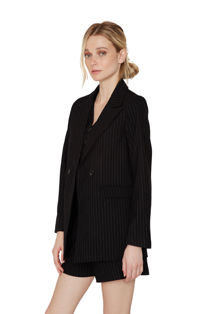 Blazer Owen rayas negro Jacinta Tienda-2