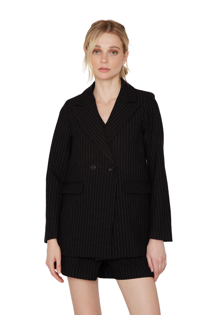 Blazer Owen rayas negro Jacinta Tienda-5