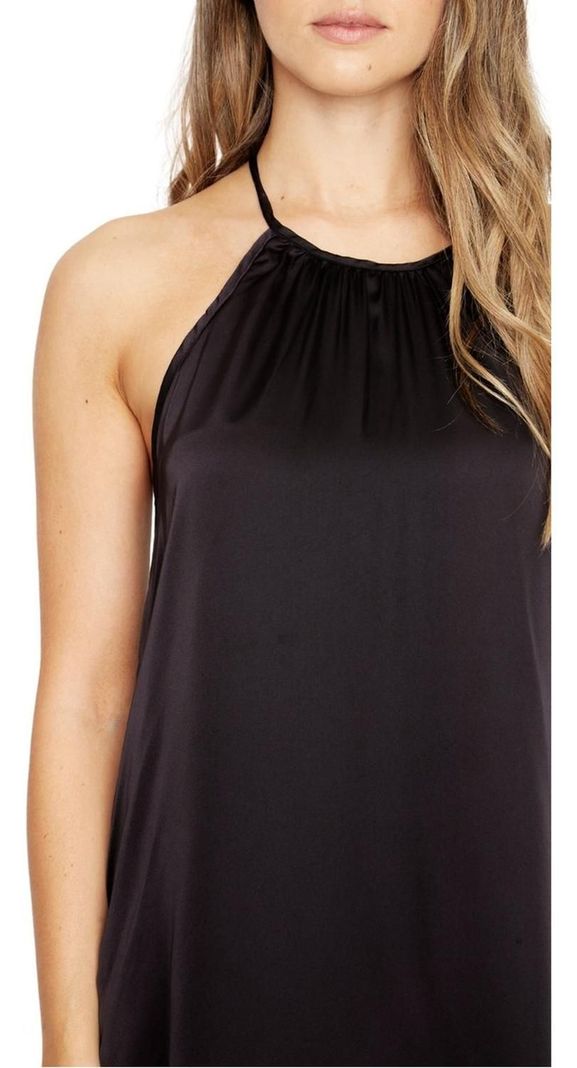 Vestido Rena Satin Negro Jacinta Tienda-6