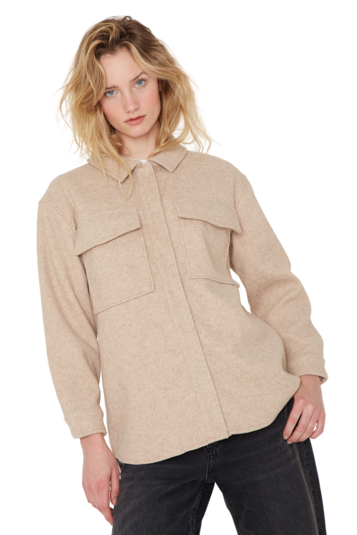 Sobrecamisa Royal camel Jacinta Tienda-2