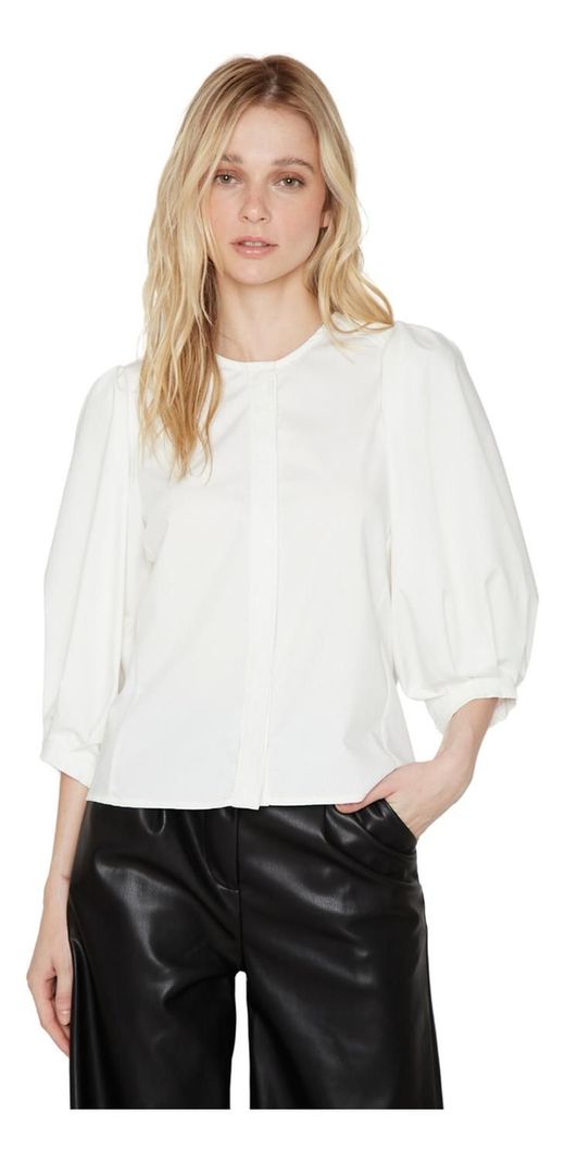 Blusa Pipa Blanca Jacinta Tienda-0