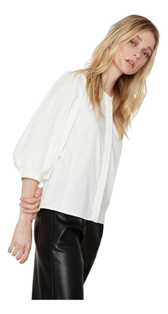 Blusa Pipa Blanca Jacinta Tienda-1