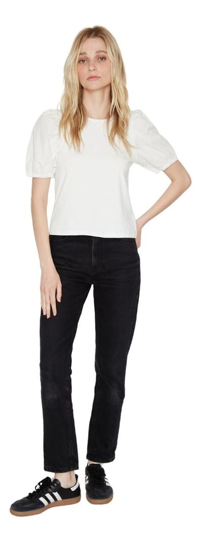 Polera Manga Globo Blanca Jacinta Tienda-4